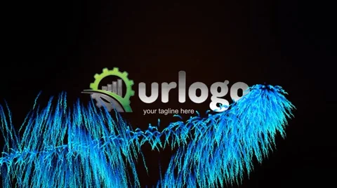 Townsend Particle Logo Formation Stock After Effects
