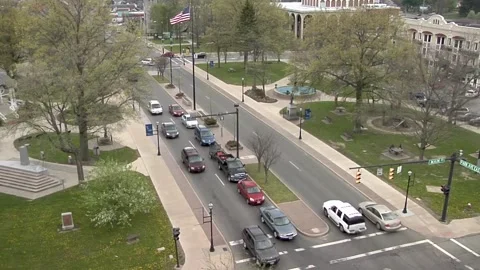 TownSquareHD01 Video stock 168364788