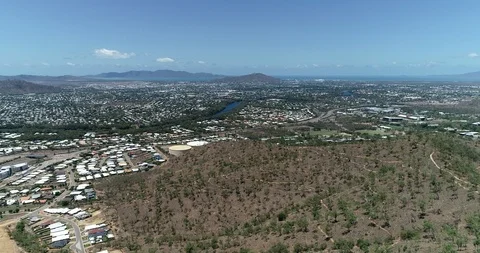 Townsville Landscape Stockbeeldmateriaal 101642046