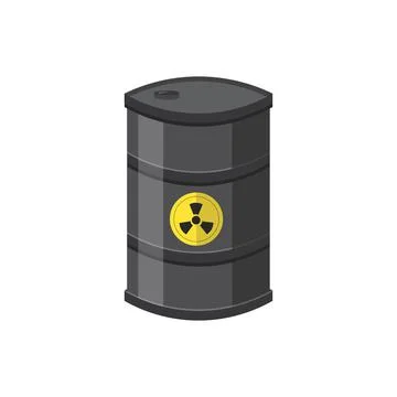 Toxic container illustration design elements. flat icon Stock Illustration