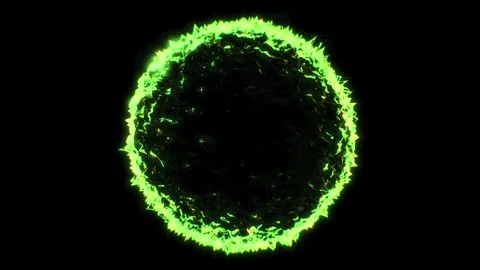 Toxic Core Collapse Cyber Reactor Seamless VJ Loop 스톡 동영상 335217566