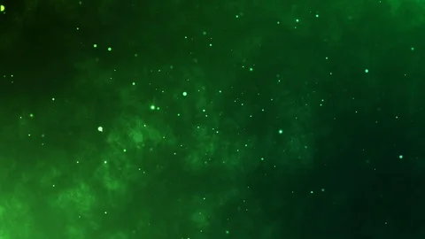 Toxic green background with chaotic flying particles Stock Footage 126283733