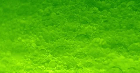 Toxic green bubbles in motion Stock Footage 74756441