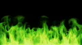 Toxic green fire HD Footage