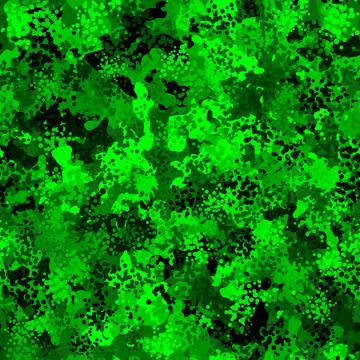 Toxic green seamless camouflage pattern Repeating digital dotted flecktarn camo Stock Illustration