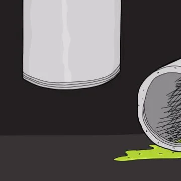 Toxic Slime Pipe Stock Illustration