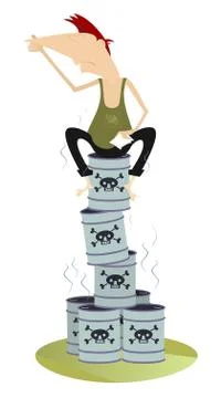 Toxic substance Stockillustratie