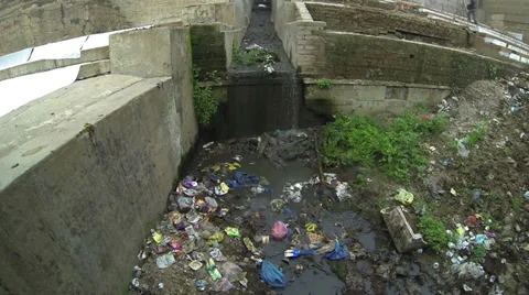 Toxic Trash Pollution Stock Footage 38797529