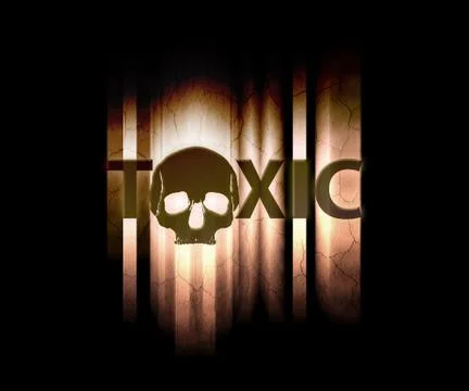 Toxic wallpaper Stock Illustration