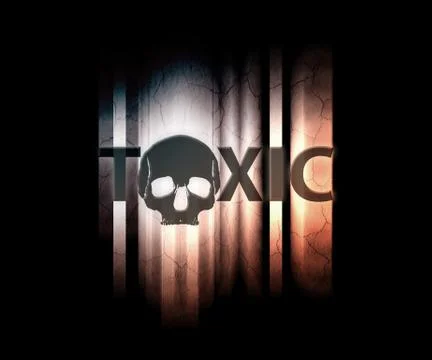 Toxic wallpaper Stock Illustration