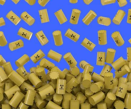 Toxic waste fall Stock Illustration