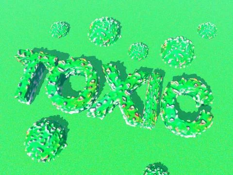 Toxic Word Stock Illustration