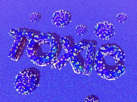 Toxic Word Stock Illustration