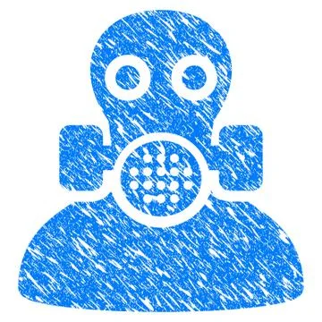 Toxic Work Grunge Icon Illustrazione stock