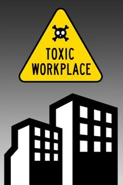 Toxic workplace Stock Illustration