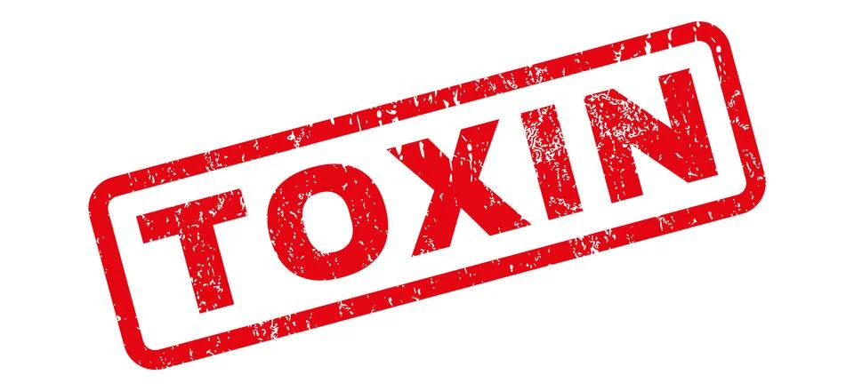 Toxin Rubber Stamp Stock Illustration