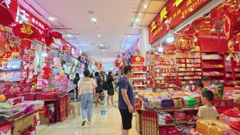 Toy and Stationery Wholesale Market in Stock Video Pond5