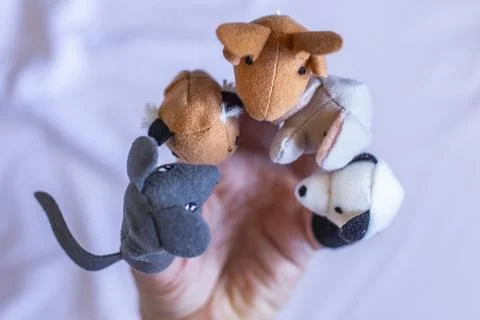 The toy animals Foto stock