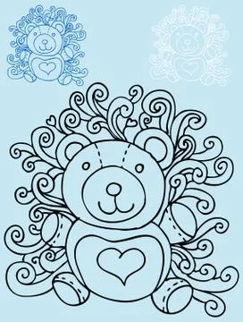 Toy bear Stock Illustration