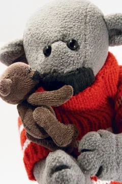 Toy bear isolated on white Stock Photos