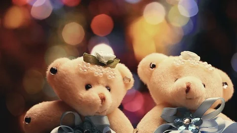 Toy bear studio quality Stock Footage 89410628