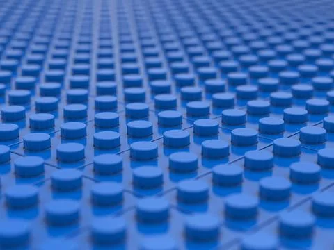 Toy blocks background Illustrazione stock