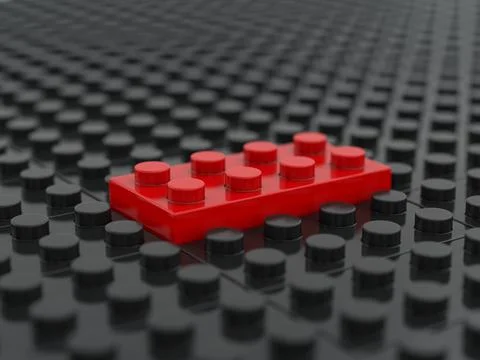 Toy blocks background Stock Illustration