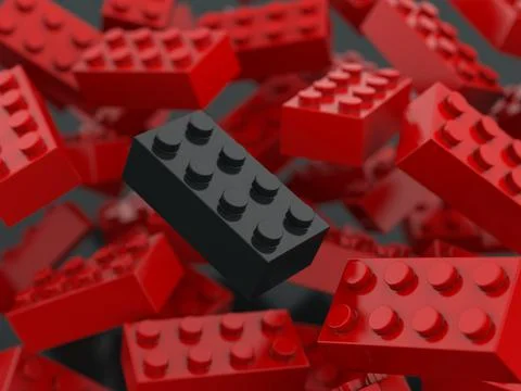 Toy blocks background Illustrazione stock