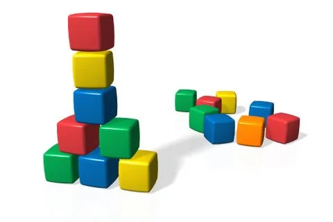 Toy blocks 스톡 일러스트