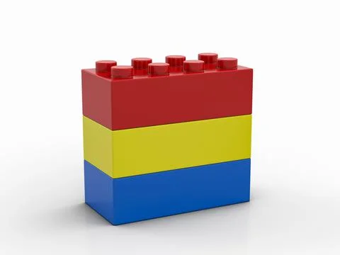 Toy blocks Illustrazione stock