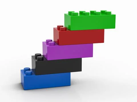 Toy blocks Stock Illustration