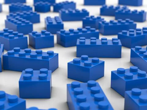 Toy blocks Illustrazione stock