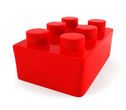 Toy brick Stock Illustration