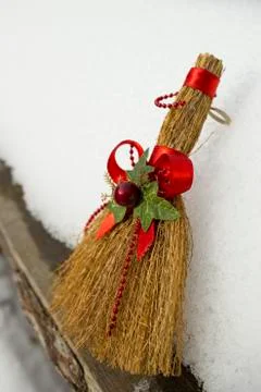 Toy broom Stock Photos