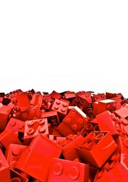 Toy building blocks Illustrazione stock