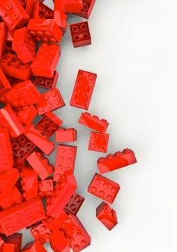 Toy building blocks Illustrazione stock