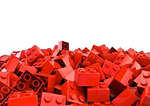 Toy building blocks Stock-Illustration