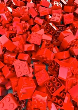 Toy building blocks Illustrazione stock