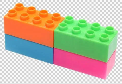Toy building blocks Fotos de archivo