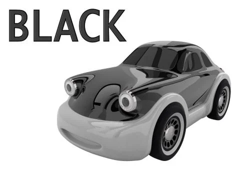 Toy car. 3D render Stock Illustration