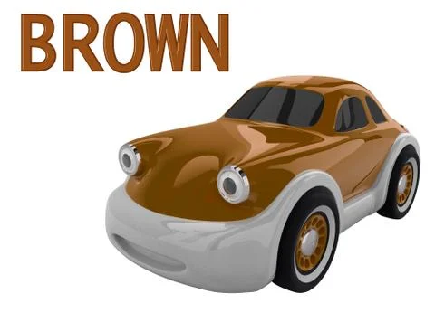 Toy car. 3D render Stock Illustration