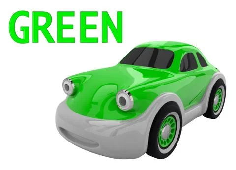 Toy car. 3D render Stock Illustration