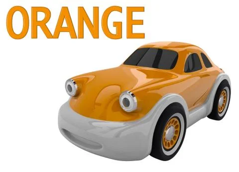 Toy car. 3D render Stock Illustration