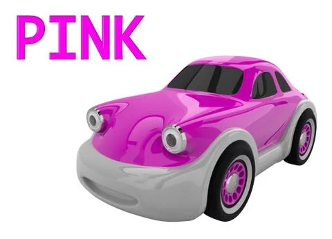 Toy car. 3D render Stock Illustration