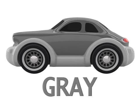 Toy car. 3D render Stock Illustration