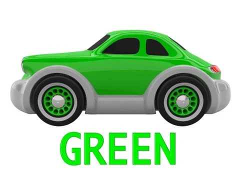 Toy car. 3D render Stock Illustration