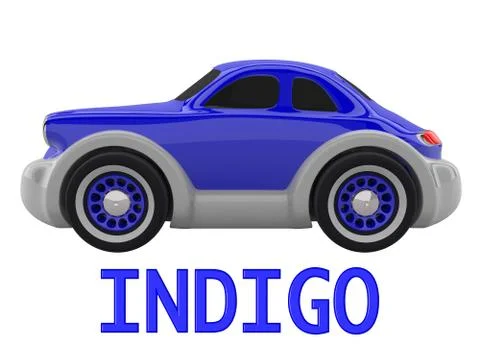 Toy car. 3D render Stock Illustration