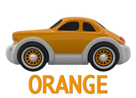 Toy car. 3D render Stock Illustration