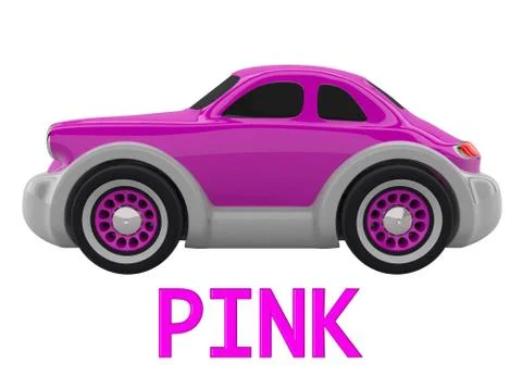 Toy car. 3D render Stock Illustration