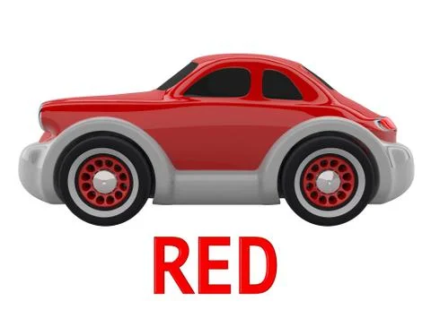 Toy car. 3D render Stock Illustration